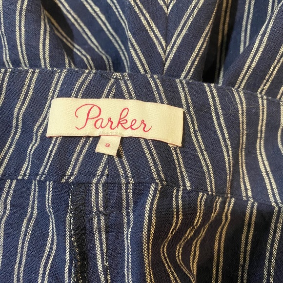 Parker Pinstripe Linen Shorts - Picture 4 of 8